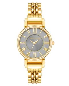 Anne Klein Women’s Bracelet Watch in Gold/White [-23%] [Prime]